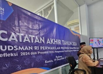 Kawal Kualitas Pelayanan Publik, Laporan Masyarakat ke Ombudsman Sumbar Naik Signifikan