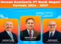 Dewan Komisaris Bank Nagari 2024-2027. (dok. istimewa)