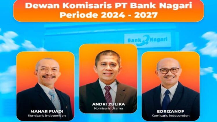 RUPS Luar Biasa, Ini Jajaran Dewan Komisaris Baru Bank Nagari 2024-2027 1 Dewan Komisaris Bank Nagari 2024-2027. (dok. istimewa)
