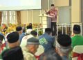 Gubernur Mahyeldi beri sambutan di acara Muhammadiyah. (dok. adpsb)