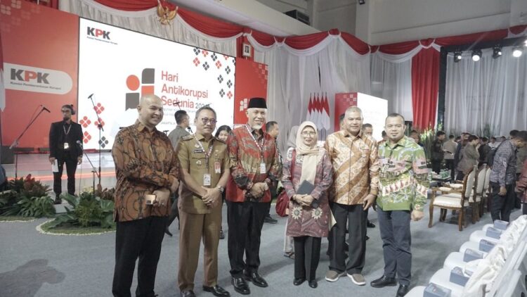 Gubernur Mahyeldi dan jajaran OPD Payakumbuh saat HAKORDIA di Jakarta. (dok. adpsb)