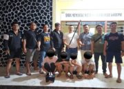 Ancam Orang Pakai Sajam, Polisi Amankan 4 Anggota Geng Motor di Pessel