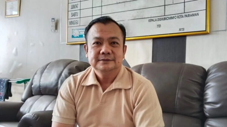 Kepala Dinas Perhubungan Kota Pariaman, Sumbar Afwandi. ANTARA/Aadiaat M. S.