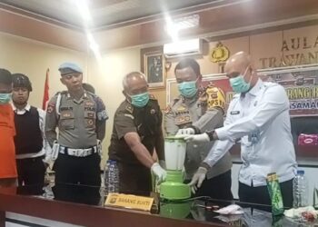 Polres Pasbar Musnahkan 788,5 Gram Sabu Barang Bukti Kasus Narkotika