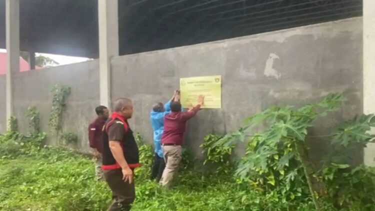 Kejati Sumbar sita aset milik tersangka korupsi tol Padang-Pekanbaru. (Foto: Ist)