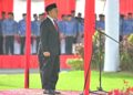 Menbud Fadli Zon jadi pembina upacara HBN di Padang. (dok. adpsb)