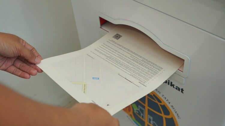 Ilustrasi cara mengurus sertifikat tanah yang hilang. (dok. ATR/BPN)