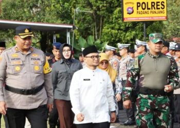 Amankan Nataru, Polres Padangpanjang Terjunkan 130 Personel