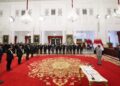 Presiden Prabowo lantik pimpinan KPK yang baru. (dok. PCO RI)