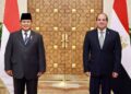 Presiden RI Prabowo Subianto bertemu dengan Presiden Republik Arab Mesir Abdel Fattah El-Sisi. (dok. PCO RI)