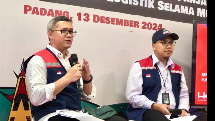 Eksekutif Vice President (EVP) Operasi dan Pemeliharaan Jalan Tol PT.Hutama Karya, Dwi Aryono Bayuaji memastikan uji coba tol Padang-Sicincin akan dilakukan pada 15 Desember 2024. (Foto: Dok. Tim AR)