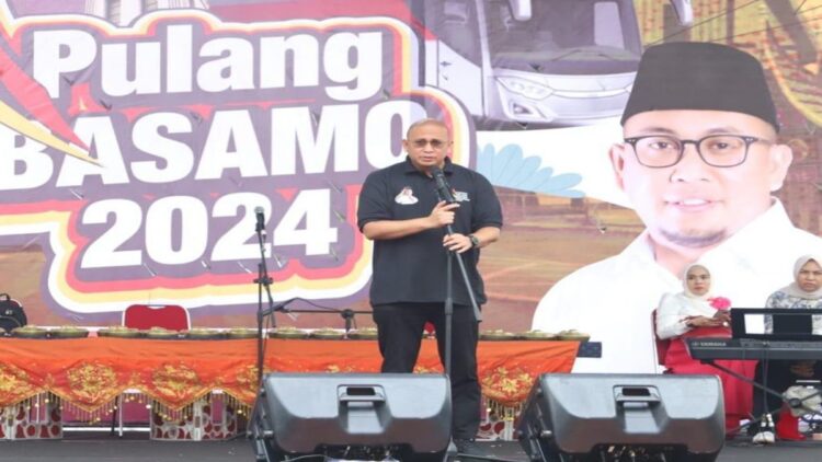 Anggota DPR RI asal Sumbar Andre Rosiade sewaktu acara Pulang Basamo Lebaran 2024. (Foto: Dok. Istimewa)