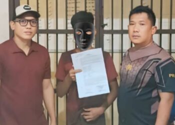 Pelaku cabul diamankan Polres Solsel. (dok. Bidhumas)