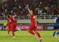 ASEAN Cup 2024: Timnas Indonesia Ditahan Imbang 3-3 di Kandang oleh Laos 5 Selebrasi Muhammad Ferrari usai mencetak gol ke gawang Laos. (dok. Tribunnews)