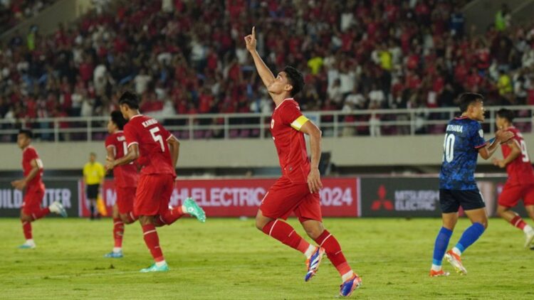 ASEAN Cup 2024: Timnas Indonesia Ditahan Imbang 3-3 di Kandang oleh Laos 1 Selebrasi Muhammad Ferrari usai mencetak gol ke gawang Laos. (dok. Tribunnews)