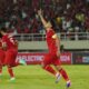 Selebrasi Muhammad Ferrari usai mencetak gol ke gawang Laos. (dok. Tribunnews)