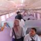 Suasana di dalam kereta api Sibinuang. (dok. Humas KAI)