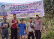 Kapolsek Dua Koto Imbau Warga Hentikan Pertambangan Ilegal