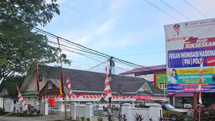 Dinas Kesehatan Kabupaten Kepulauan Mentawai. (ANTARA/Siti Hapsyoo)
