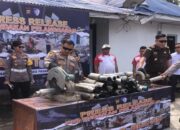 Polres Pasaman Barat Musnahkan 316 Knalpot Brong, Tindak Tegas Pengguna Kendaraan Bermasalah