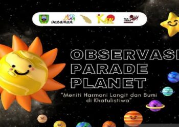 Pemkab Pasaman Gelar Observasi Langit Khatulistiwa Malam Ini, Saksikan Fenomena Langka Parade 5 Planet
