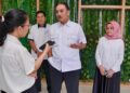 Inspektur Jenderal Kementerian ATR/BPN, Dalu Agung Darmawan saat diwawancarai di Kantor Itjen Kementerian ATR/BPN. (dok. ATR/BPN)