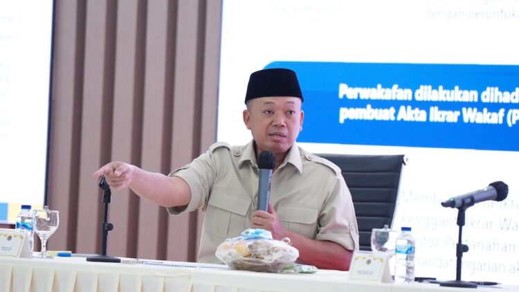 Kementerian ATR/BPN Catat Hasilkan Rp882,7 Triliun Melalui Hak Tanggungan di Tahun 2024 1 Menteri ATR/BPN Nusron Wahid. (dok. Humas)