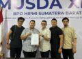 BPD HIPMI Sumbar Tetapkan M. Dhanni Hariyona Jadi Calon Ketua Tunggal 6 Musda XIV BPD HIPMI Sumbar. (dok. istimewa)