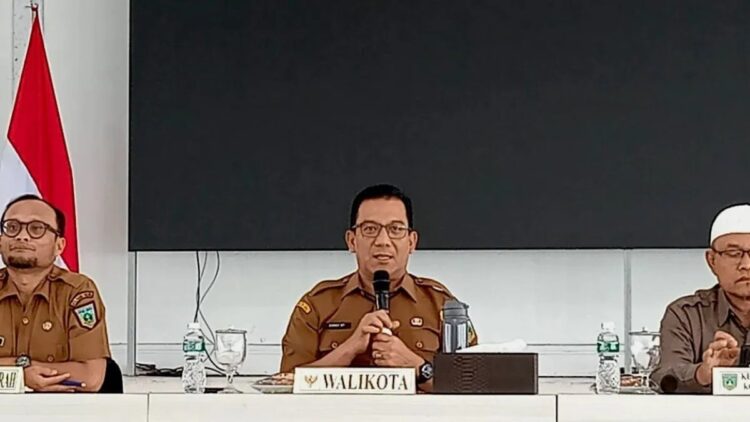 Pj. Wako Sonny. BP sampaikan siasat menyikapi pembangunan tol Padang-Pekanbaru dan wacana pemindahan pasar kuliner ke pasar pusat. (ANTARA/ Isril Naidi)