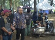Andree Algamar Membaur Bersama Ratusan Pecinta Vespa pada Iven TBSS ke-30 di Padang