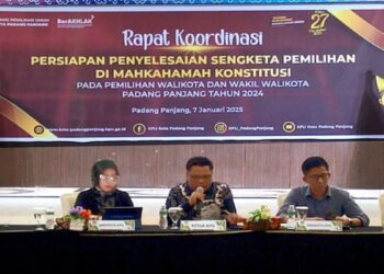 KPU Padang Panjang Tunda Penetapan Wako Terpilih hingga Hasil Gugatan Pilkada 2024 Dikeluarkan MK
