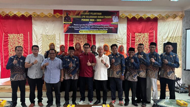 Wakil Ketua DPRD Padang Mastilizal Aye menghadiri pelantikan Pengurus LPM Kurao Pagang 2025-2030. (Foto: Istimewa)