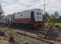 KAI Divre II Sumbar Layani 32.489 Penumpang Selama Long Weekend 2 KA Sibinuang yang banyak digunakan masyarakat untuk berlibur ke Pariaman. (dok. Humas)