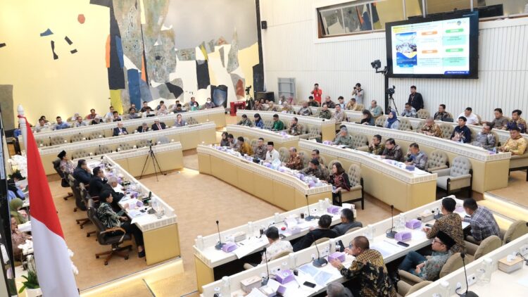 Dengar pendapat Komisi II DPR RI dengan Kementerian ATR/BPN. (dok. Humas)