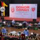 Donor darah dalam iven Bulan K3 Nasional Semen Padang 2025. (dok. Humas)