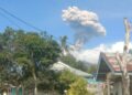 Gunung Marapi erupsi lagi pada Sabtu (4/1/2025) pagi. (dok. istimewa)