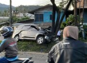 Mobil yang Berisi Satu Keluarga dari Jambi Hantam Pohon di Jembatan Padang Besi