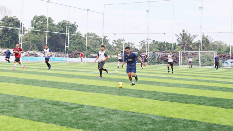 Mini Soccer Kerja Sama Operasi KAI Divre II Sumbar dengan Relone Arena Diresmikan Kadispora Sumbar 1 Lapangan mini soccer KAI Divre II Sumbar dengan Relona Arena. (dok. istimewa)