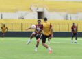 Latihan pemain Semen Padang FC di Stadion Sultan Agung, Bantul jelang melawan PSS Sleman. (dok. MO SPFC)