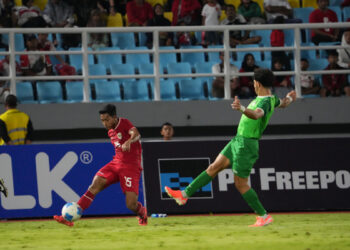 Pemain Timnas U-20 lawan Suriah. (dok. PSSI)
