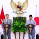 Presiden Republik Indonesia, Prabowo Subianto, dan Perdana Menteri (PM) Jepang, Ishiba Shigeru memberikan keterangan persnya usai melakukan pertemuan bilateral dengan Perdana Menteri (PM) Jepang Ishiba Shigeru, di Istana Kepresidenan Bogor, Jawa Barat, pada Sabtu, 11 Januari 2025. (Foto: BPMI Setpres/Muchlis Jr)