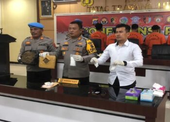 Polres Pasbar Ungkap Jaringan Narkoba, 11 Tersangka Ditangkap dengan Bukti 1,6 Kg Ganja-203 Gram Sabu