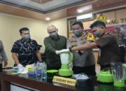 Pemusnahan 140 Gram Sabu oleh Polres Pasaman Barat, Tersangka Diringkus di Kejorongan Rimbo Binuang