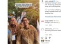 Andre Rosiade dan Kaesang Pangarep dalam postingan instagram terkait laga Persis Solo vs Semen Padang FC. (dok. tangkapan layar)
