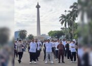 Mahyeldi-Vasko Kompak Kenakan Baju Putih Saat Gladi Kotor Pelantikan di Monas