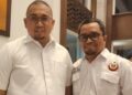Andre Rosiade Maju Jadi Ketua Umum dan Tantangan Baru di IKM 2 Ketua IKM Kaltim, Hendra Putra bersama calon Ketua Umum IKM, Andre Rosiade. (dok. pribadi)