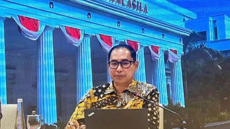 Direktur Pelindungan WNI dan BHI Kementerian Luar Negeri RI Judha Nugraha. ANTARA/Nabil Ihsan/aa.