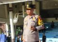 Kapolda Sumbar jadi inspektur dalam apel deklarasi anti tawuran dan anti balap liar. (dok. Bidhumas)