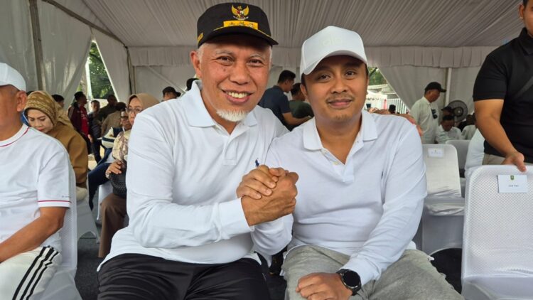 Ini Daftar Kepala Daerah di Sumbar yang akan Dilantik pada 20 Februari 1 Mahyeldi-Vasko saat acara geladi kotor jelang pelantikan kepala daerah di Jakarta. (dok. adpsb)