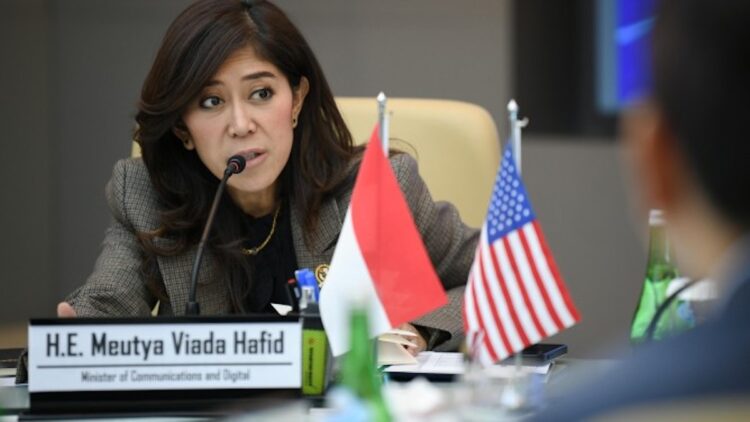 Menkomdigi wakili Presiden RI di AI Action Summit Paris. (dok. Komdigi)